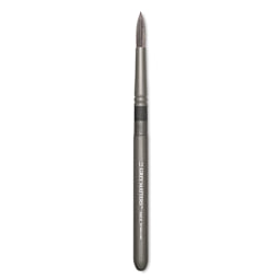 Richeson Grey Matters Pocket Brushes - Single Round brush open and upright