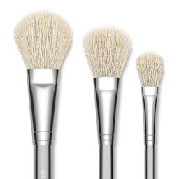 Royal & Langnickel Zen Natural Goat Hair Brushes - White Goat (close-up)