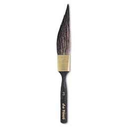 Da Vinci Casaneo Synthetic Squirrel Watercolor Brush - Dagger Striper, Size 3, Short Handle, Synthetic