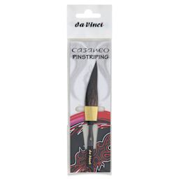 Da Vinci Casaneo Synthetic Squirrel Watercolor Brush - Dagger Striper, Size 4, Short Handle, Synthetic, front of package