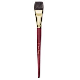 Blick Master Synthetic Squirrel Brush - Flat Wash, Size 1"