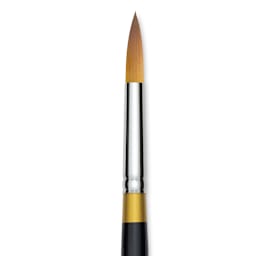 Kingart Original Gold Brush - Round, Size 12, Short Handle (close-up)