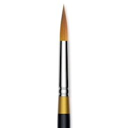 Kingart Original Gold Brush - Ultra Round, Size 10, Short Handle (close-up)
