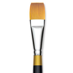 Kingart Original Gold Brush - Wash, Size 3/4'', Short Handle (close-up)