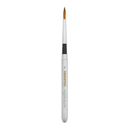Princeton Aqua Elite Series 4850 Synthetic Brush - Travel Round, Size 6 (cap being used for handle)
