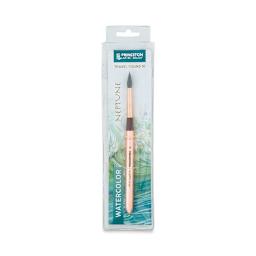 Princeton Neptune Series 4750 Synthetic Squirrel Brush - Travel Round, Size 10 (front of package)