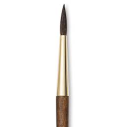Isabey Vintage Siberian Blue Squirrel Brush - Round, Size 8