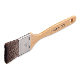 Escoda Último Synthetic Squirrel Brush -  Mottler, Size 18 (side view)