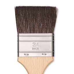 Escoda Último Synthetic Squirrel Brush - Mottler, Size 24 (close-up)