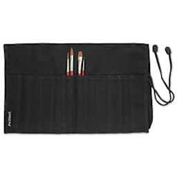 Da Vinci Cosmotop Spin Brushes - Set of 4 brushes inside of the opened Carrying Bag