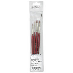 Da Vinci Cosmotop Spin Brushes - Flat, Set of 4, front of the packaging