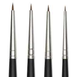 Da Vinci Maestro Kolinsky Brushes - 1505 Miniaturist, Detail Set of 4, close-up