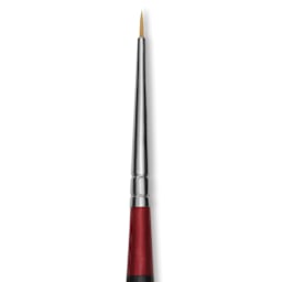 Da Vinci Micro Nova Synthetic Brush - Round, Short Handle, Size 10/0, close-up