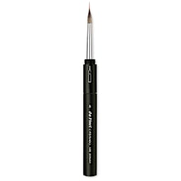 Da Vinci Casaneo Synthetic Squirrel Watercolor Brush - Travel Inlaid Liner, Size 8, Short Handle