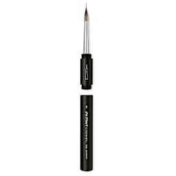 Da Vinci Casaneo Synthetic Squirrel Watercolor Brush - Travel Inlaid Liner, Size 8, Short Handle (brush separated from cap)