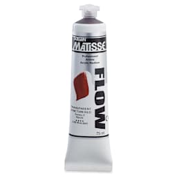 Matisse Flow Acrylic Paint - Transparent Venetian Red, 75 ml