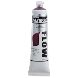 Matisse Flow Acrylic Paint - Burgundy, 75 ml