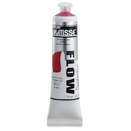 Matisse Flow Acrylic Paint - Naphthol Crimson, 75 ml