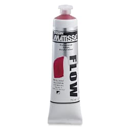 Matisse Flow Acrylic Paint - Brilliant Alizarin, 75 ml
