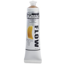 Matisse Flow Acrylic Paint - Transparent Yellow Oxide, 75 ml