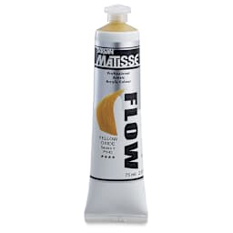 Matisse Flow Acrylic Paint - Yellow Oxide, 75 ml