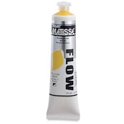 Matisse Flow Acrylic Paint - Yellow Deep, 75 ml