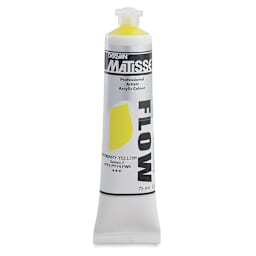 Matisse Flow Acrylic Paint - Primary Yellow, 75 ml