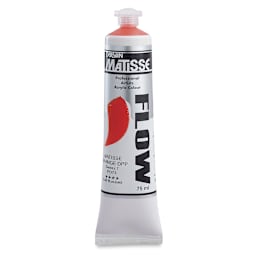 Matisse Flow Acrylic Paint - Matisse Orange DPP, 75 ml