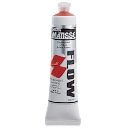 Matisse Flow Acrylic Paint - Permanent Orange, 75 ml