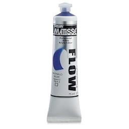 Matisse Flow Acrylic Paint - Phthalo Blue, 75 ml