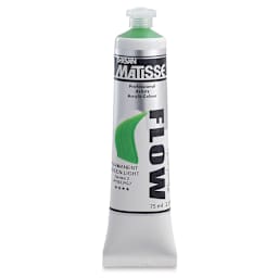 Matisse Flow Acrylic Paint - Permanent Green Light, 75 ml