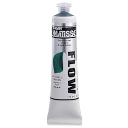 Matisse Flow Acrylic Paint - Phthalo Green, 75 ml