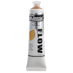 Matisse Flow Acrylic Paint - Raw Sienna, 75 ml