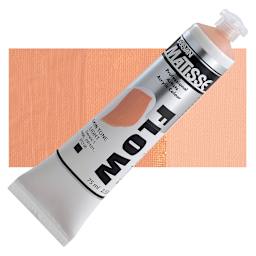 Matisse Flow Acrylic Paint - Skin Tone Light, 75 ml tube and swatch