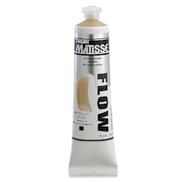 Matisse Flow Acrylic Paint - Metallic Gold, 75 ml