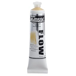 Matisse Flow Acrylic Paint - Metallic Light Gold, 75 ml