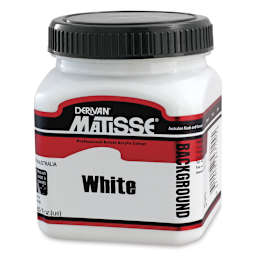 Matisse Background Colors Acrylic Paint - White, 250 ml