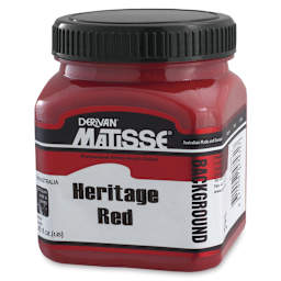 Matisse Background Colors Acrylic Paint - Heritage Red, 250 ml