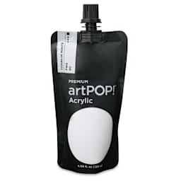 artPOP! Heavy Body Acrylic Paints - Titanium White, 120 ml