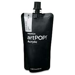 artPOP! Heavy Body Acrylic Paint - Mars Black, 120 ml Pouch
