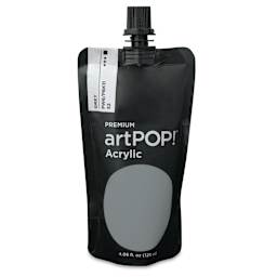 artPOP! Heavy Body Acrylic Paint - Gray, 120 ml Pouch