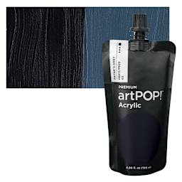 artPOP! Heavy Body Acrylic Paint - Payne's Grey, 120 ml Pouch and swatch