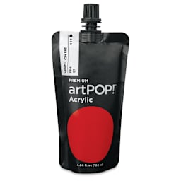 artPOP! Heavy Body Acrylic Paints - Vermilion Red, 120 ml Pouch