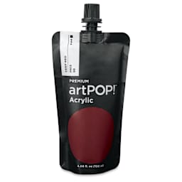 artPOP! Heavy Body Acrylic Paint - Deep Red, 120 ml Pouch