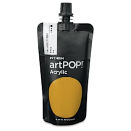 artPOP! Heavy Body Acrylic Paints - Yellow Ochre, 120 ml Pouch