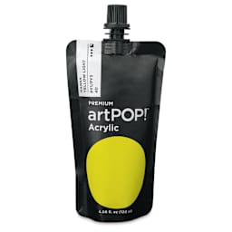 artPOP! Heavy Body Acrylic Paint - Hansa Yellow Light, 120 ml Pouch