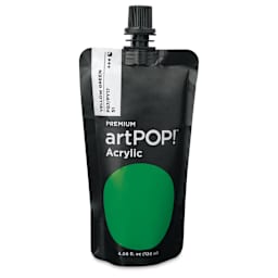 artPOP! Heavy Body Acrylic Paints - Yellow Green, 120 ml Pouch