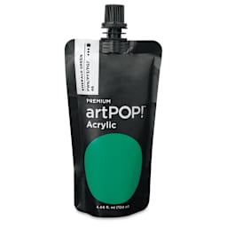 artPOP! Heavy Body Acrylic Paint - Emerald Green, 120 ml Pouch