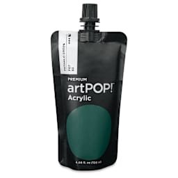 artPOP! Heavy Body Acrylic Paint - Phthalo Green, 120 ml Pouch