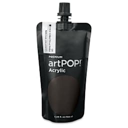 artPOP! Heavy Body Acrylic Paints - Vandyke Brown, 120 ml Pouch